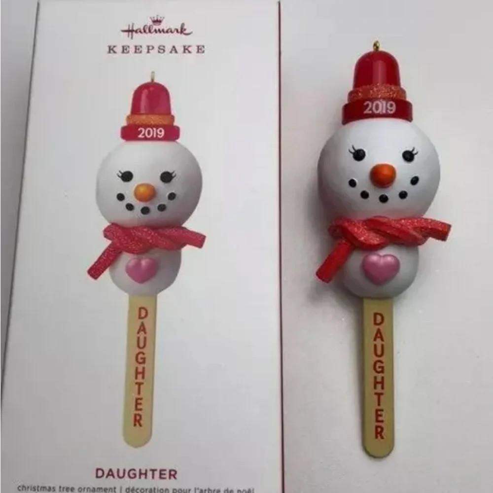 Hallmark Daughter Christmas Ornament 2019 5.5” long NIB